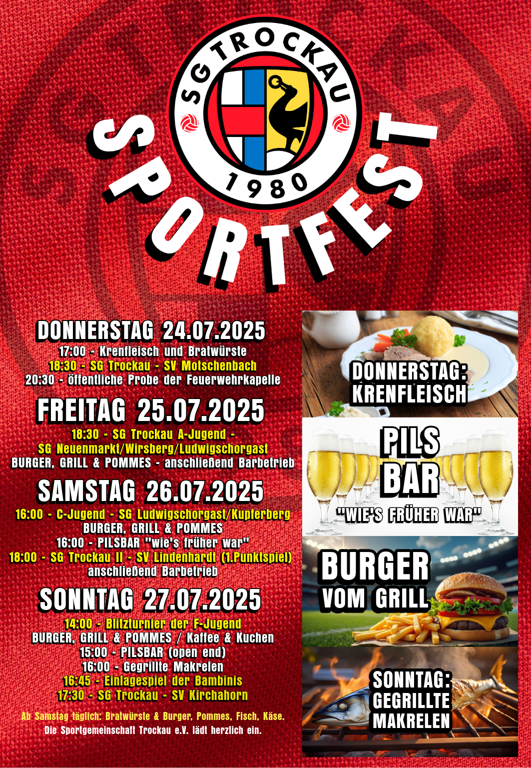Sportfest der SG Trockau